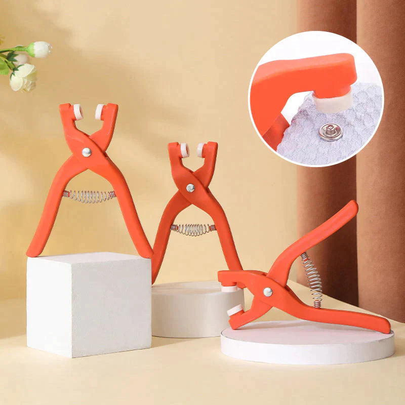 Alicate aplicador de ilhós + 400 Botões de Brinde Ferramentas (Alicate 3) Dm Stores