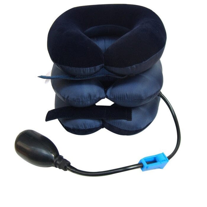 Aparelho Dispositivo de Tração Cervical - Corrige Postura e Alivia as Dores UNISSEX - SAUDE - APARELHO CORRIGE POSTURA 1 Dm Stores Azul