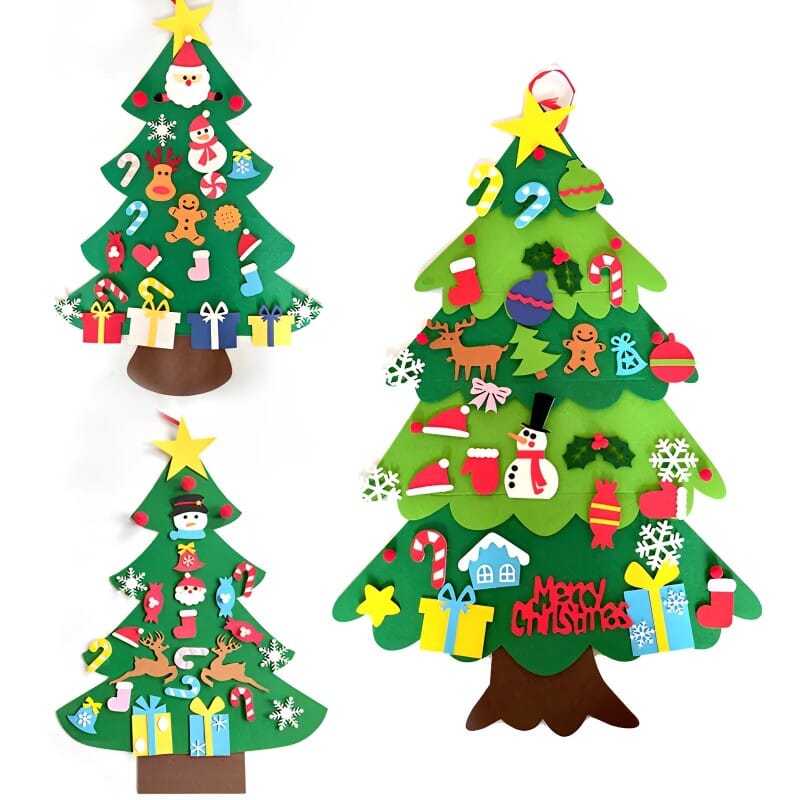 Árvore de Natal Super Divertida ADR 30 Peças + Brinde Luz de Led 5M Decoração (Árvore de natal 1) Dm Stores