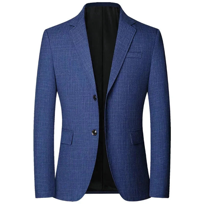 Blazer Masculino Formal Alfaiataria TERNO007 G25 Sr Aflha Azul M