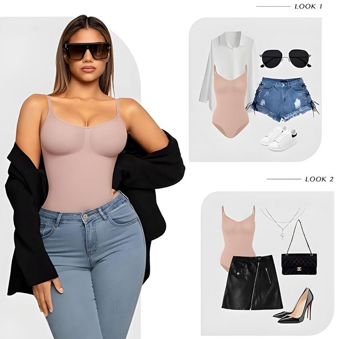Body Modelador+ Brinde FEMININO - ROUPAS - BODY 1 Dm Stores