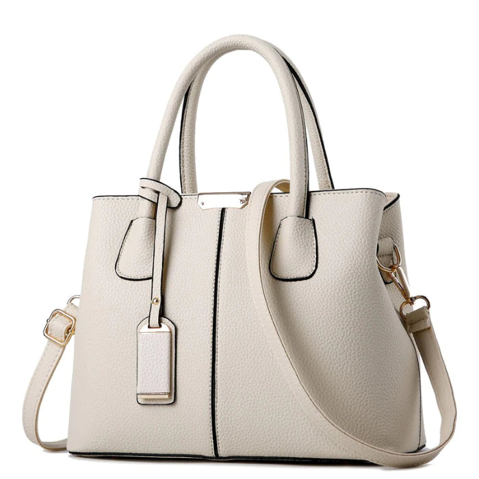 Bolsa De Couro Legítimo Serenity Joias & Acessórios (Bolsa 28) Dm Stores Creme