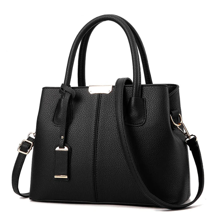 Bolsa De Couro Legítimo Serenity Joias & Acessórios (Bolsa 28) Dm Stores Preto