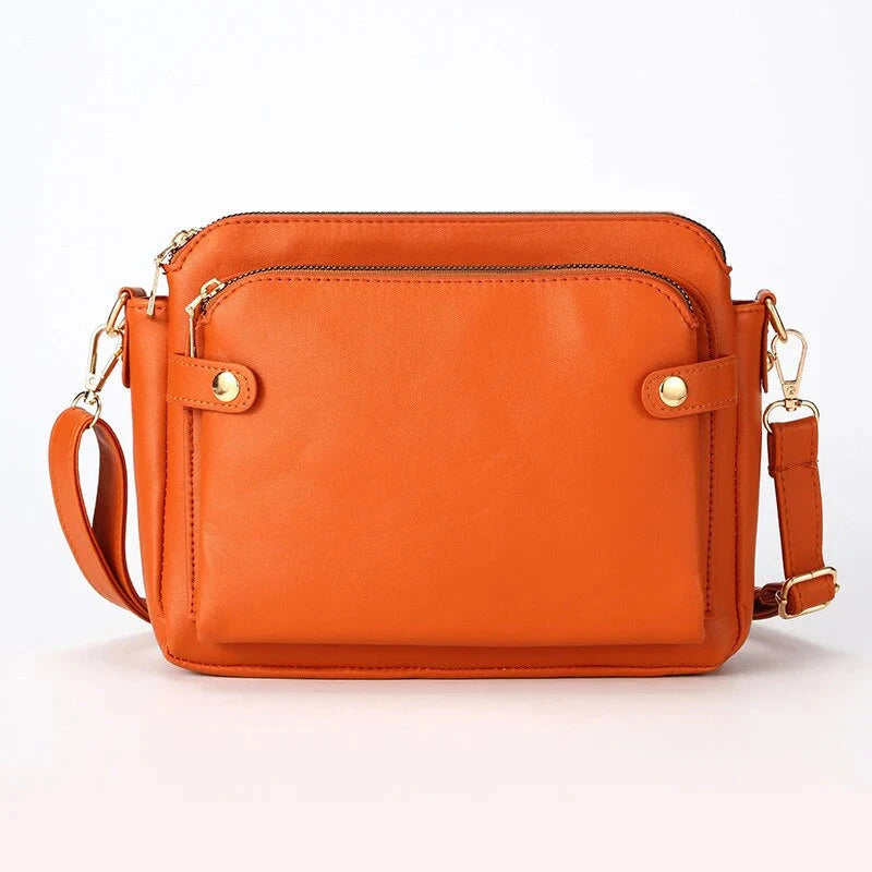 Bolsa Feminina Seul – Organização, Elegância e Praticidade em um Só Lugar! FEMININO - ACESSORIOS - BOLSA 3 Dm Stores Laranja