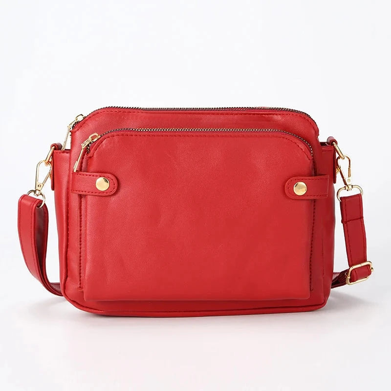 Bolsa Feminina Seul – Organização, Elegância e Praticidade em um Só Lugar! FEMININO - ACESSORIOS - BOLSA 3 Dm Stores Vermelho