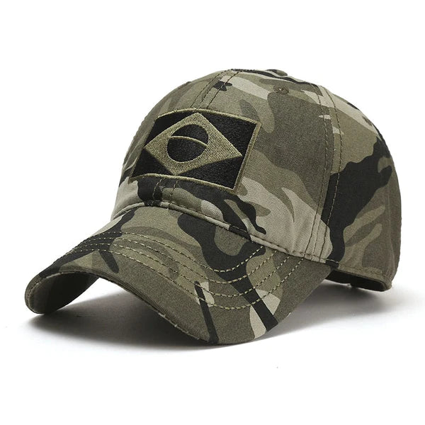 Boné Tático Patriota Brasil Joias & Acessórios (Boné 1) Dm Stores Camuflado