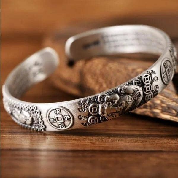 Bracelete Pixiu em Prata 925 MASCULINO - ACESSORIOS - BRACELETE 2 Dm Stores