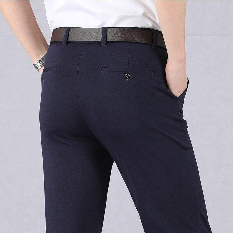 Calça Masculina Gentle Executiva Premium Moda Masculina - 24 A minha loja Azul marinho M