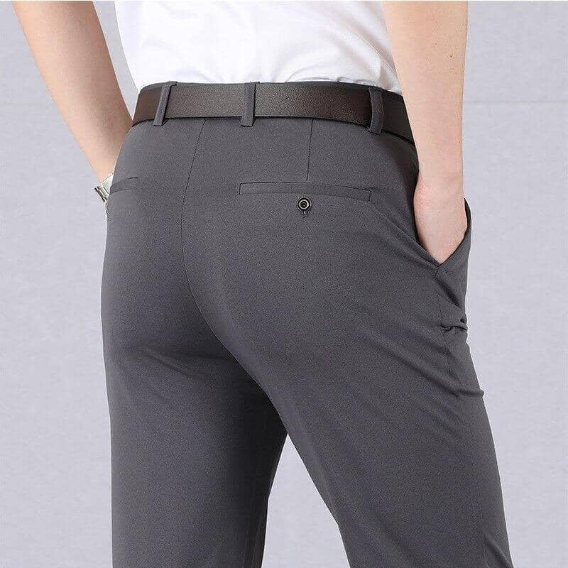 Calça Masculina Gentle Executiva Premium Moda Masculina - 24 A minha loja Cinza M