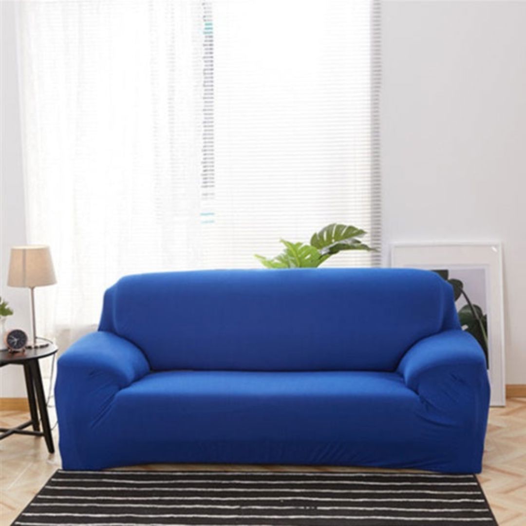 Capa De Sofá EleganceFit Casa e Cozinha - 27 A minha loja Azul 1 Lugar 90 a 140cm