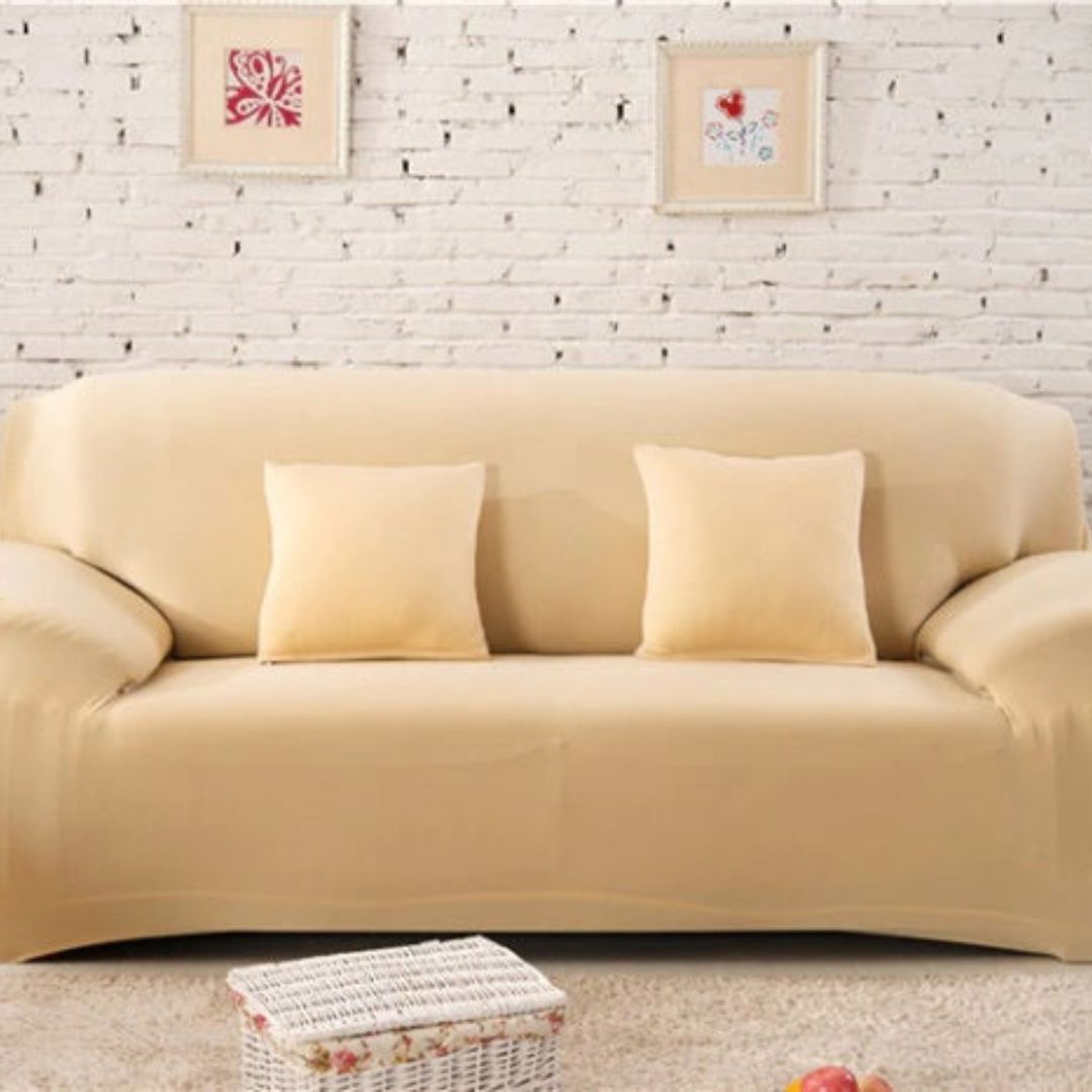 Capa De Sofá EleganceFit Casa e Cozinha - 27 A minha loja Bege 1 Lugar 90 a 140cm