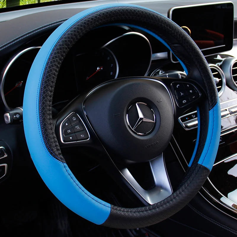 Capa de Volante Universal Acessório automobilistico (Capa para Volante 1 ) Dm Stores Azul
