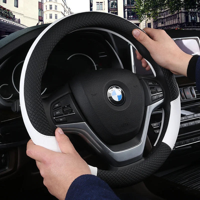 Capa de Volante Universal Acessório automobilistico (Capa para Volante 1 ) Dm Stores Branco