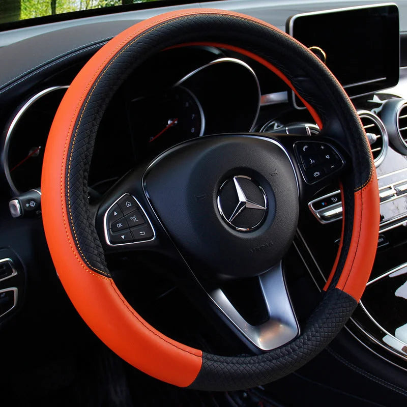 Capa de Volante Universal Acessório automobilistico (Capa para Volante 1 ) Dm Stores Laranja