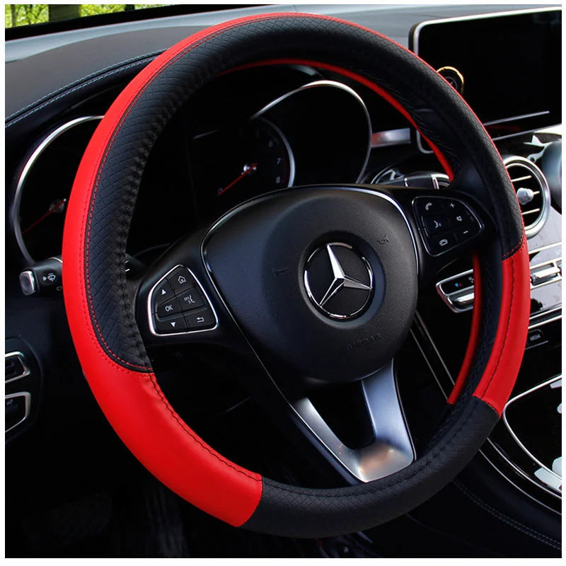 Capa de Volante Universal Acessório automobilistico (Capa para Volante 1 ) Dm Stores Vermelho