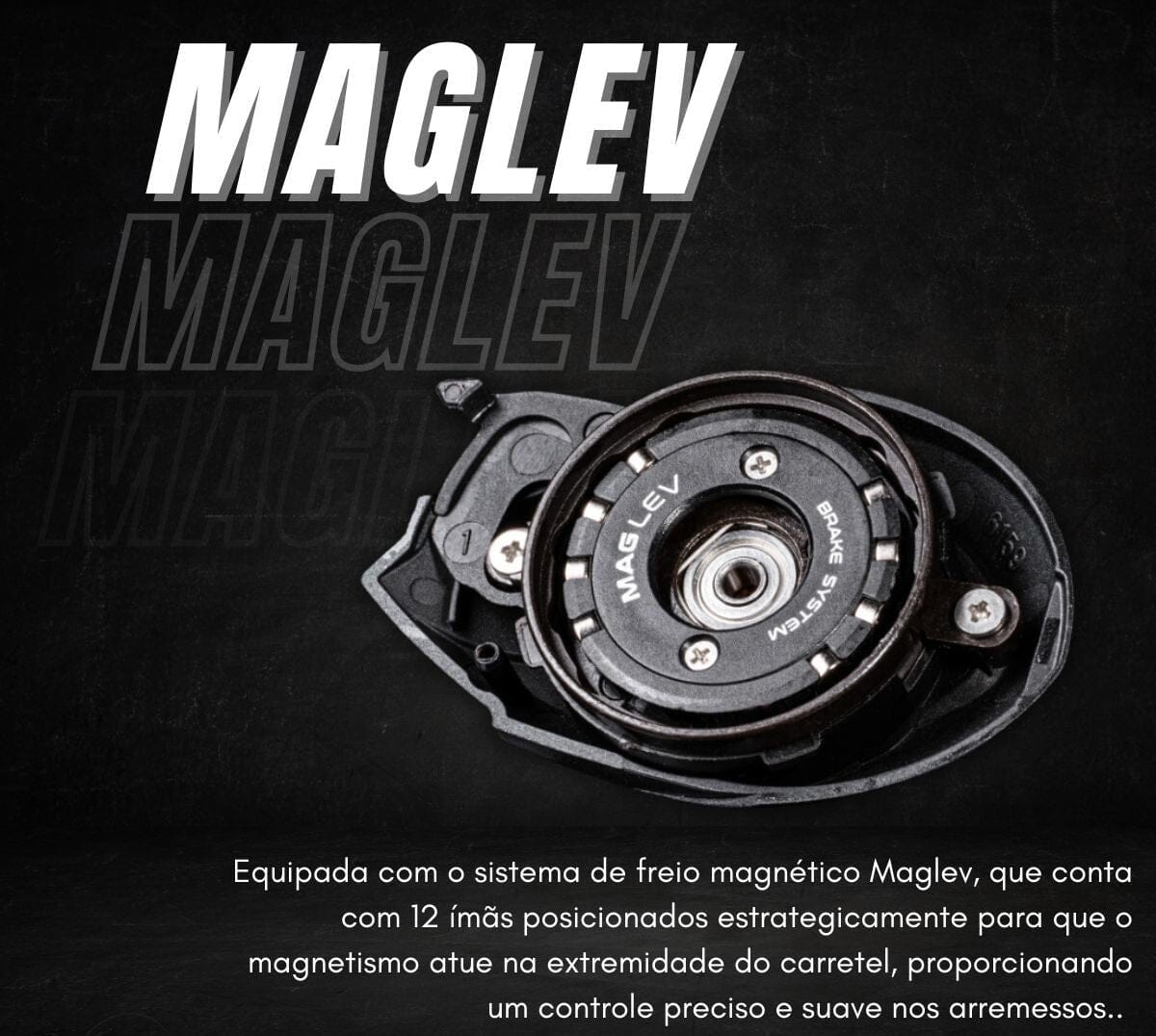 Carretilha Marine Venator ACX By Jhonny Hoffmann Drag 7kg UNISSEX - PESCA - CARRETILHA 12 Dm Stores