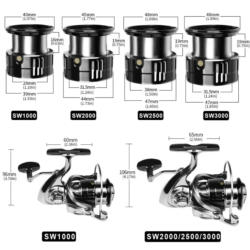 Carretilha Shimano Stella SW Roda Giratória em Metal UNISSEX - PESCA - CARRETILHA 4 Dm Stores