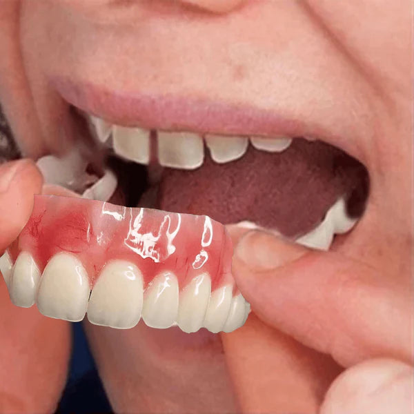 Dentadura de Silicone FIX | Ajustavel e Adaptativa Saúde & Beleza (Dentadura 1) Dm Stores