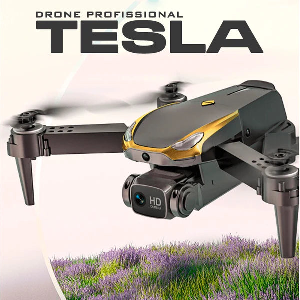 Drone Pro Com Câmera 1080P Wifi GPS 5Km | Tesla Eletrônicos (Drone 3) Dm Stores