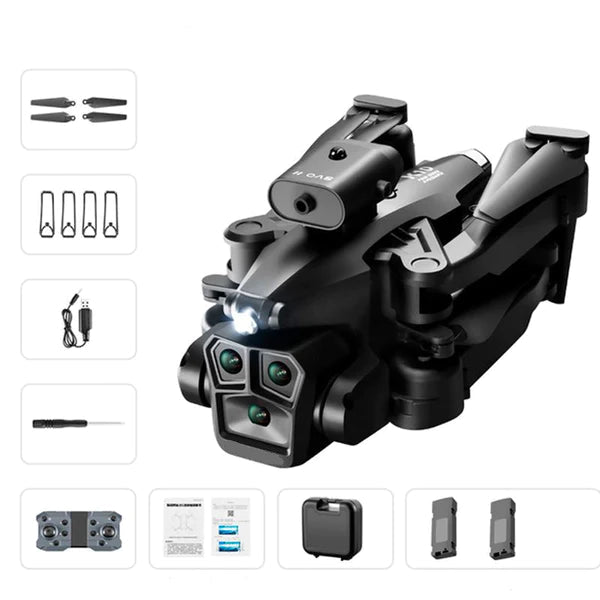 Drone Profissional com Câmera 8K UltraHD Gps Wifi e Desvio Automático - K10 Max Eletrônicos (Drone 2) Dm Stores 2 Baterias