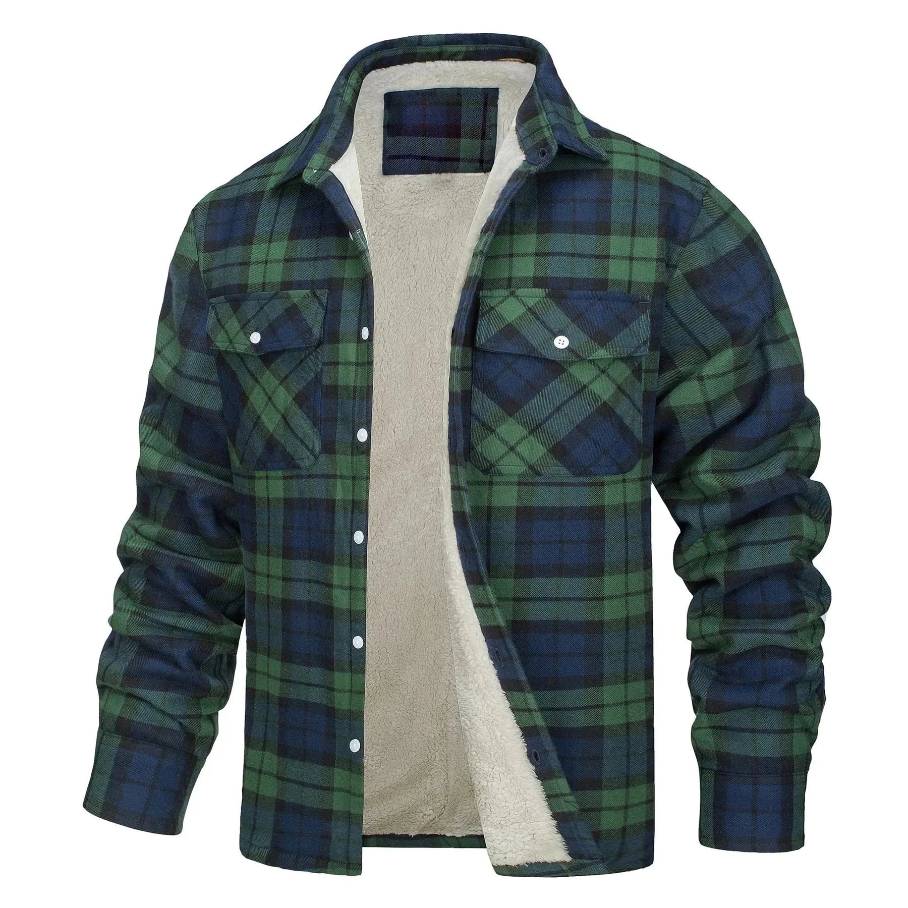 Jaqueta Masculina Xadrez G10 JaquetaXadrez01 Sr Aflha Verde PP 50-56kg