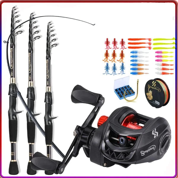 Kit Pesca Premium Completo Pescaria (Kit de Pesca 3) Dm Stores
