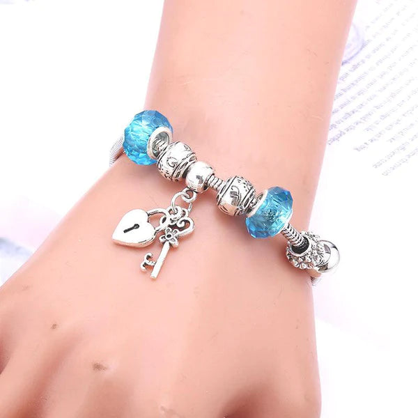Pulseira Berloque Prata Original Joias & Acessórios (Pulseira 1) Dm Stores