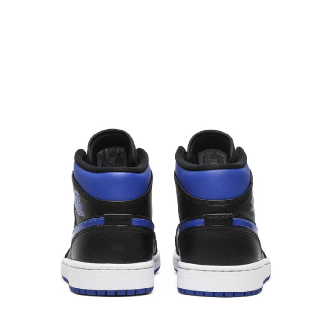 Tênis Air Jordan 1 Mid 'Black Hyper Royal' Tênis Air Jordan 1 Mid 'Black Hyper Royal' Dm Stores