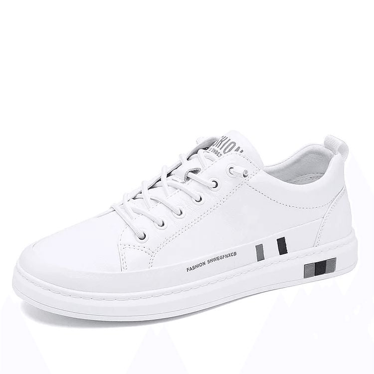 Tênis Masculino Flat Moda Masculina - 09 A minha loja Branco 37