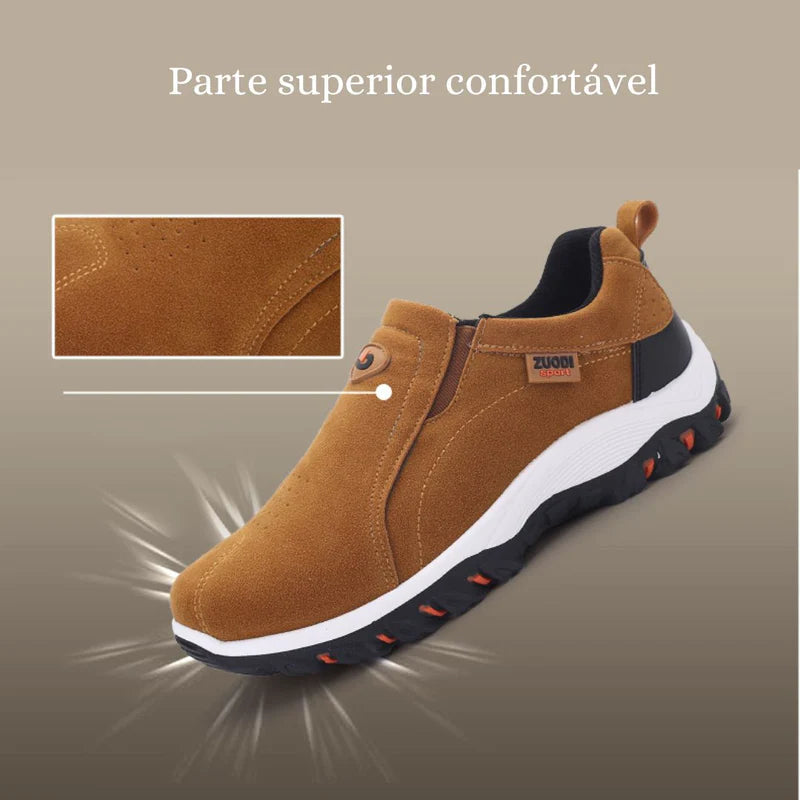 Tênis Masculino Ortopédico Sem Cadarço | New Comfort Calçados (Tênis Masculino 22) Dm Stores