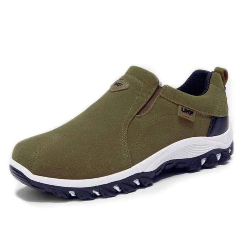 Tênis Masculino Ortopédico Sem Cadarço | New Comfort Calçados (Tênis Masculino 22) Dm Stores 38 Verde exercito