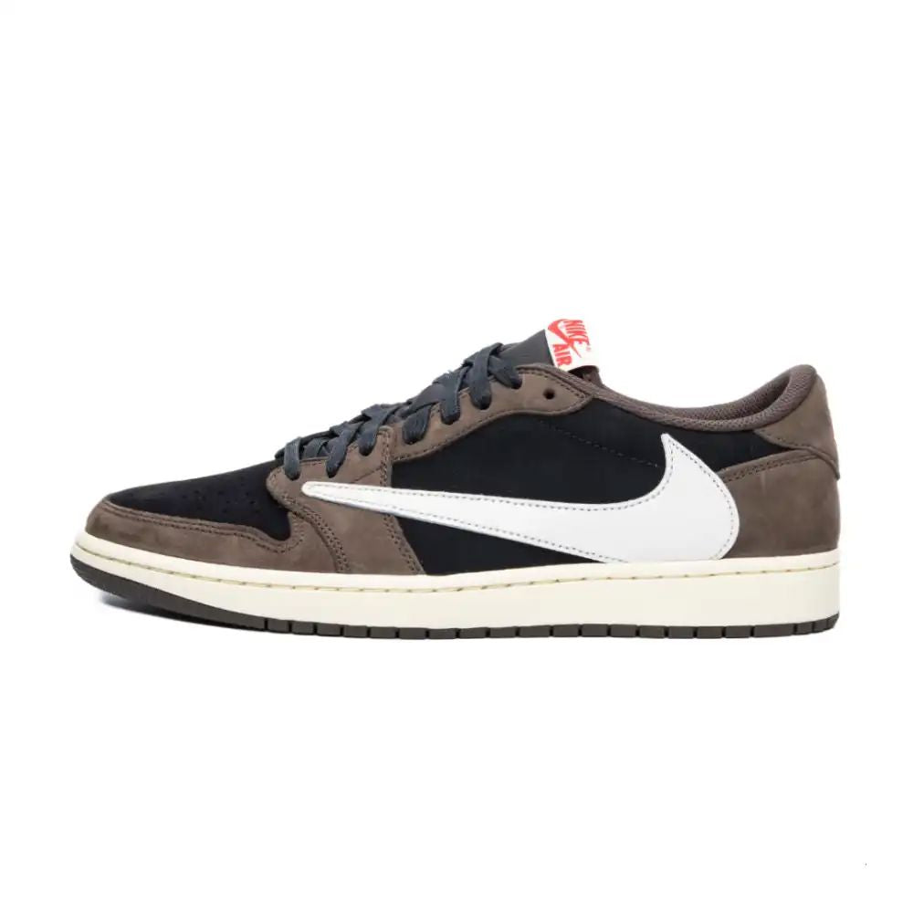 Travis Scott x Air Jordan 1 Low Retro SP Dark Mocha Tênis Nike Jordan 1 Low Archaeo Brown Dm Stores 34