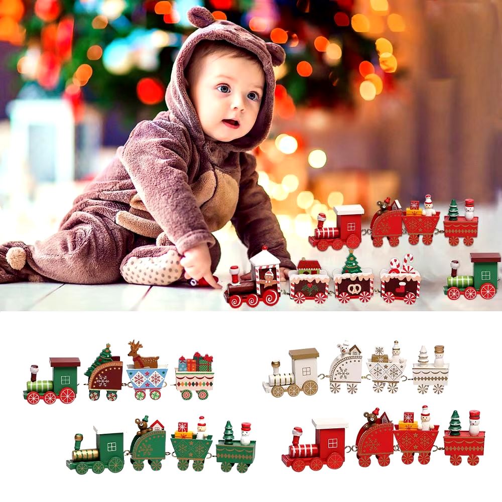 Trem Natalino Decorativo - Encante Sua Casa com o Espírito de Natal UNISSEX - DECORAÇAO - TREM NATAL 1 Dm Stores