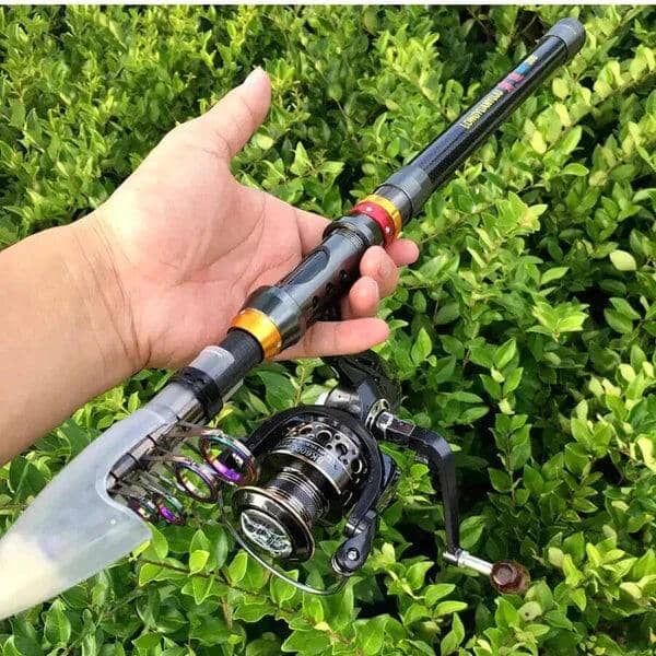 Vara Carbon + Molinete Grátis UNISSEX - PESCA - VARA 1 Dm Stores