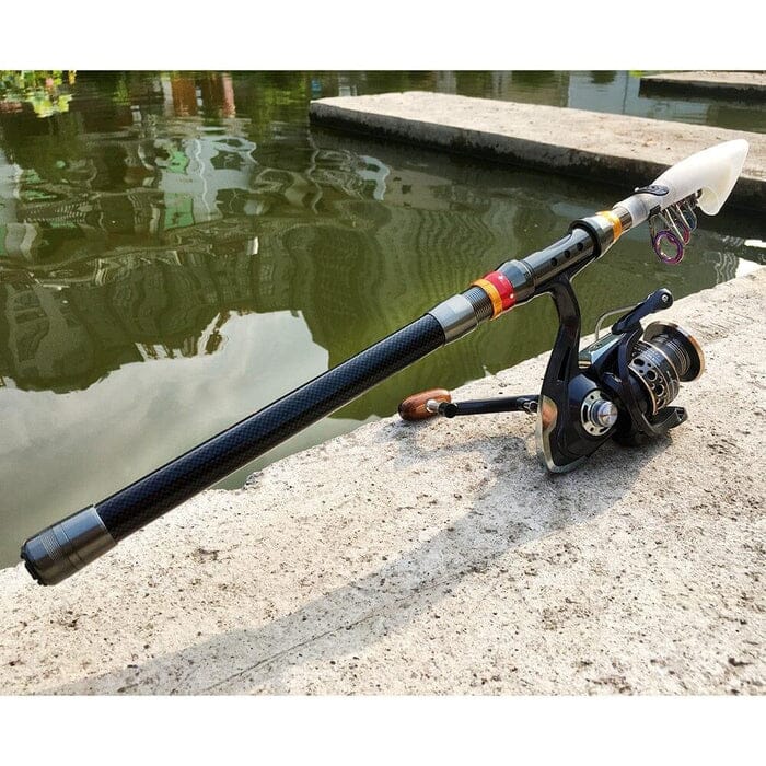 Vara Carbon + Molinete Grátis UNISSEX - PESCA - VARA 1 Dm Stores