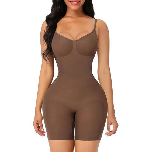 BodyShape Ultra Modelador Roupas (Body 1) Dm Stores P Marrom