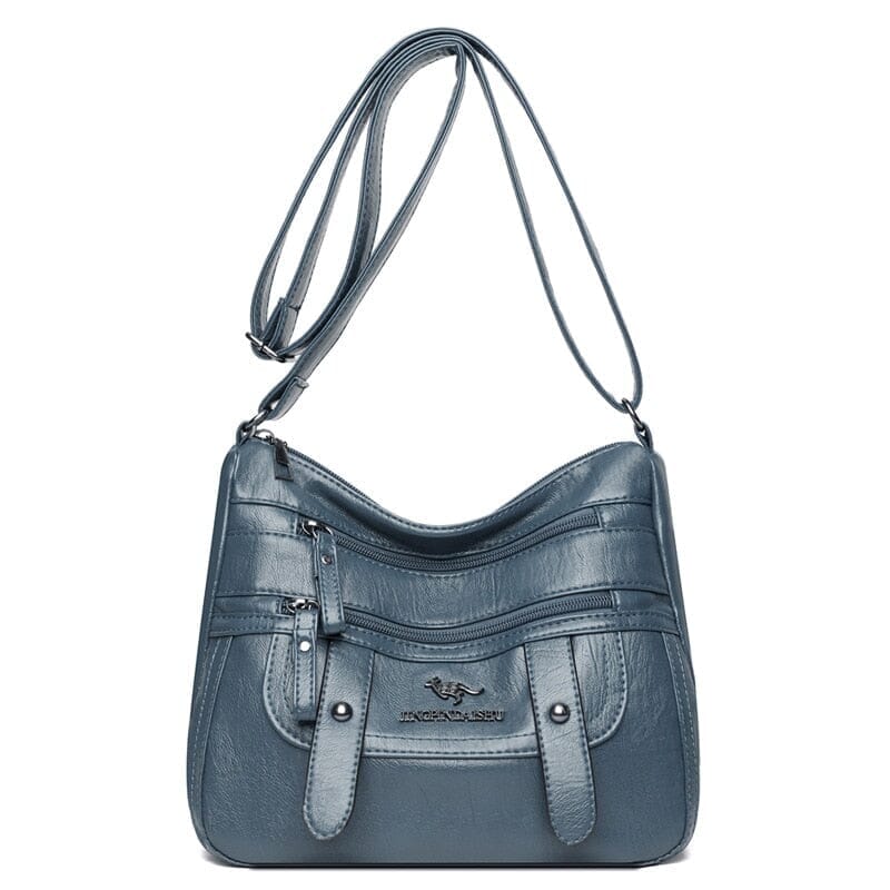 Bolsa Couro Gentle Joias & Acessórios (Bolsa 1) Dm Stores Azul
