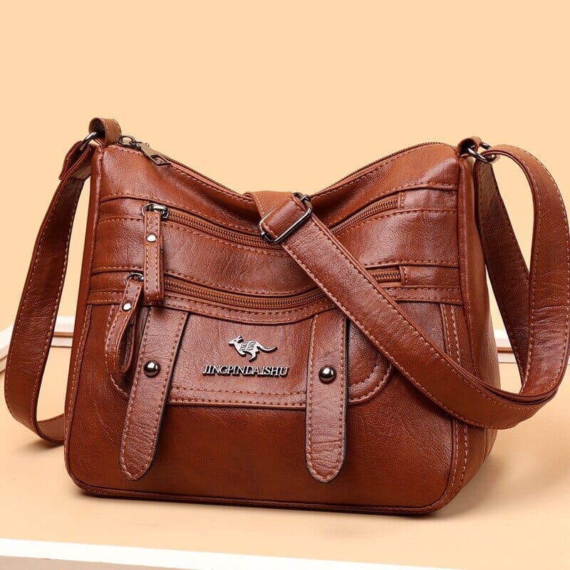 Bolsa Couro Gentle Joias & Acessórios (Bolsa 1) Dm Stores Marrom