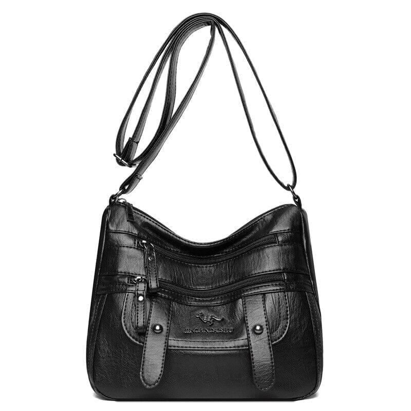 Bolsa Couro Gentle Joias & Acessórios (Bolsa 1) Dm Stores Preto