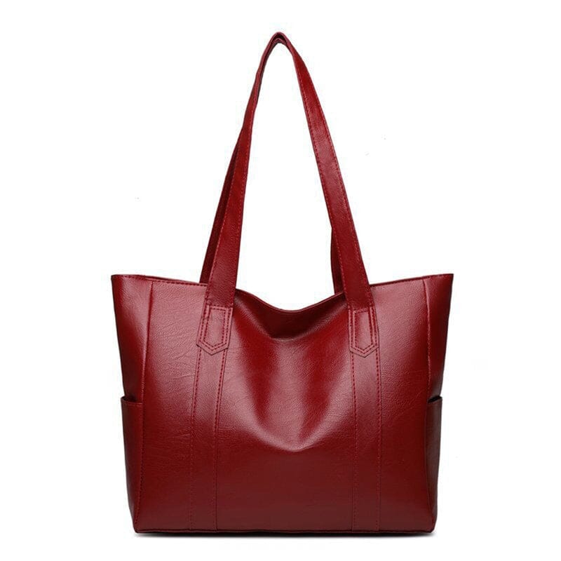 Bolsa Couro Liz Joias & Acessórios (Bolsa 1) Dm Stores Vermelho