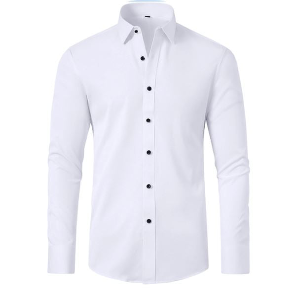Camisa Flexível Ultra Comfort Roupas (Camisa Masculina 2) Dm Stores P Branco