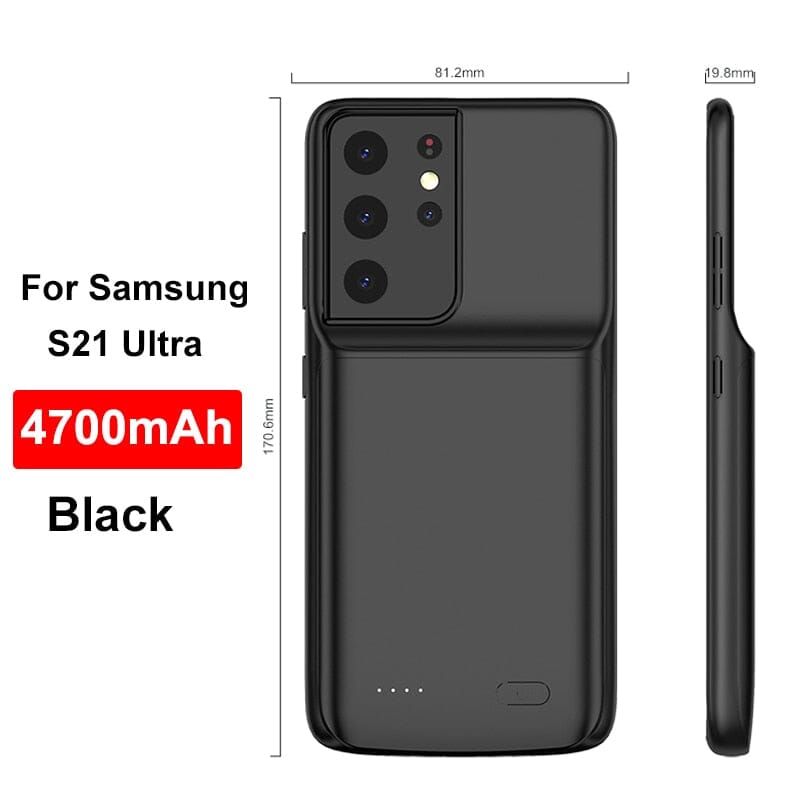 Capa Carregadora Power Bank Dm Stores for S21 Ultra China