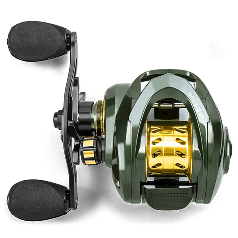 Carretilha de Pesca Anti Cabeleira 14 Rolamentos Titan Pro Esportes (Carretilha de Pesca 3) Dm Stores Esquerda