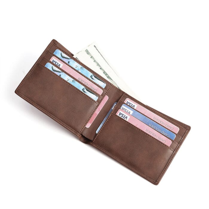 Carteira Masculina de Couro Legítimo Personalizada Joias & Acessórios (Carteira) Dm Stores