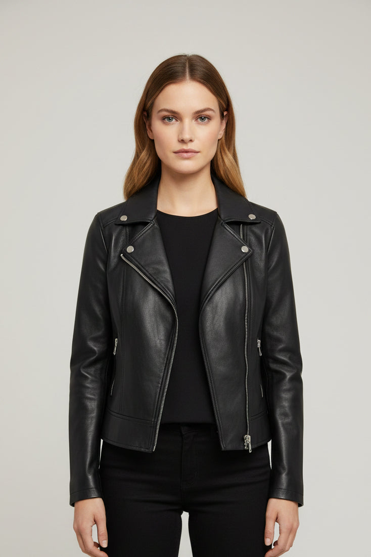 Jaqueta de Couro Feminina Moda Inverno Roupas (Jaqueta Feminina 2) Dm Stores