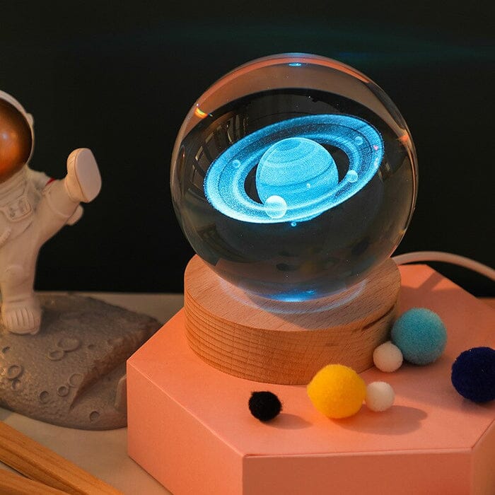 Luminária Decorativa Espacial 3D - Cosmic Glow Casa (Luminária 2) Dm Stores