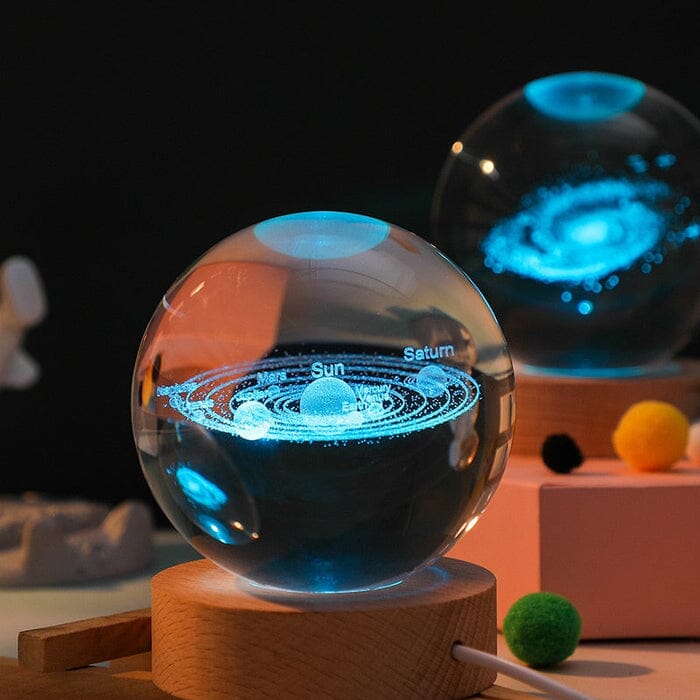 Luminária Decorativa Espacial 3D - Cosmic Glow Casa (Luminária 2) Dm Stores