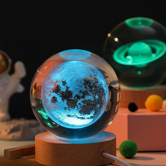 Luminária Decorativa Espacial 3D - Cosmic Glow Casa (Luminária 2) Dm Stores