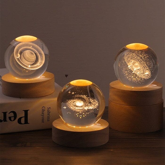 Luminária Decorativa Espacial 3D - Cosmic Glow Casa (Luminária 2) Dm Stores