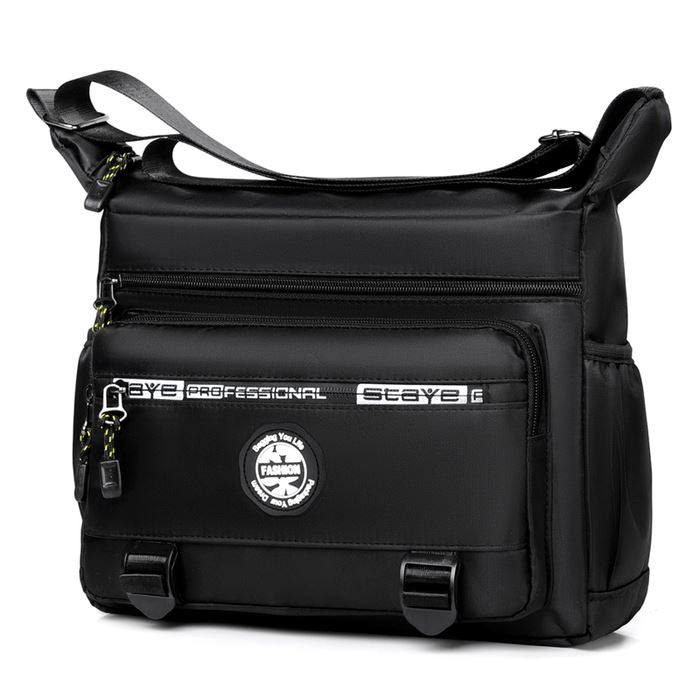 Mochila de Ombro Masculina À Prova d'Água - AquaShield Joias & Acessórios (Mochila 1) Dm Stores Preto